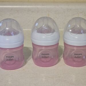 Philips Avent Pink Baby Bottle (Set of 3)